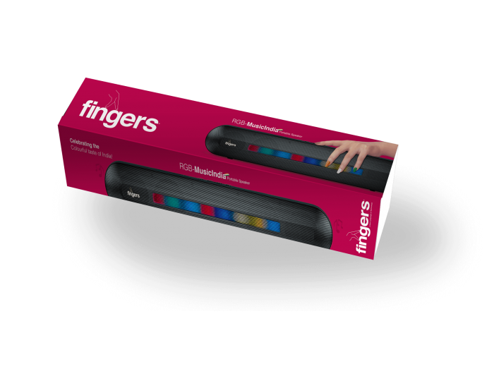 FINGERS BLUETOOTH SPEAKER SOUND BAR RGB MUSICINDIA